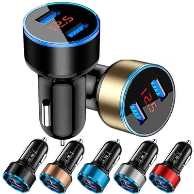 Dual USB Car Charger with QC 3.0 - Fast Charging