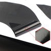 4pcs Car Door Scratch Protection Sticker Set Carbon Fiber Styling