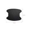 4pcs Car Door Scratch Protection Sticker Set Carbon Fiber Styling